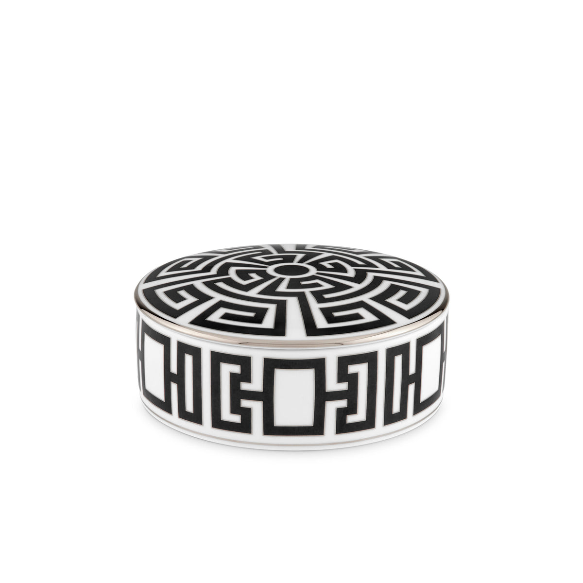 Ginori 1735 Labirinto Trinket Box, Black