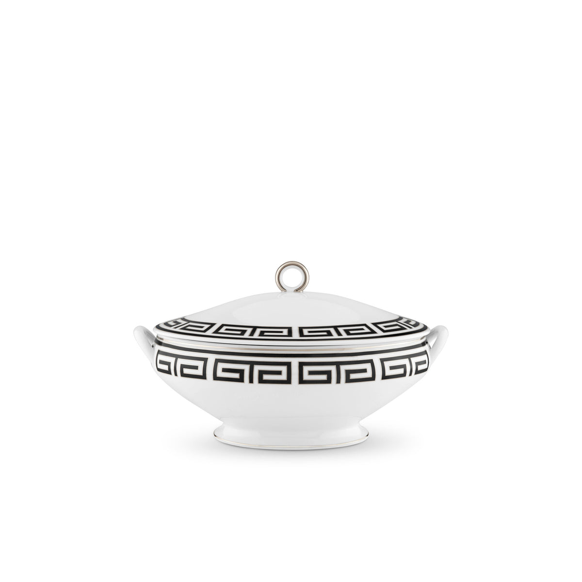 Ginori 1735 Labirinto Tureen, Black