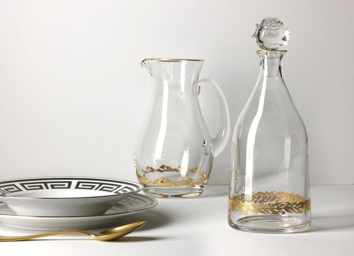 Ginori 1735 Marchese Decanter, Gold Thread, view 4