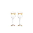 Ginori 1735 Marchese Wine Goblets, Gold Thread, Set of 2, view 2