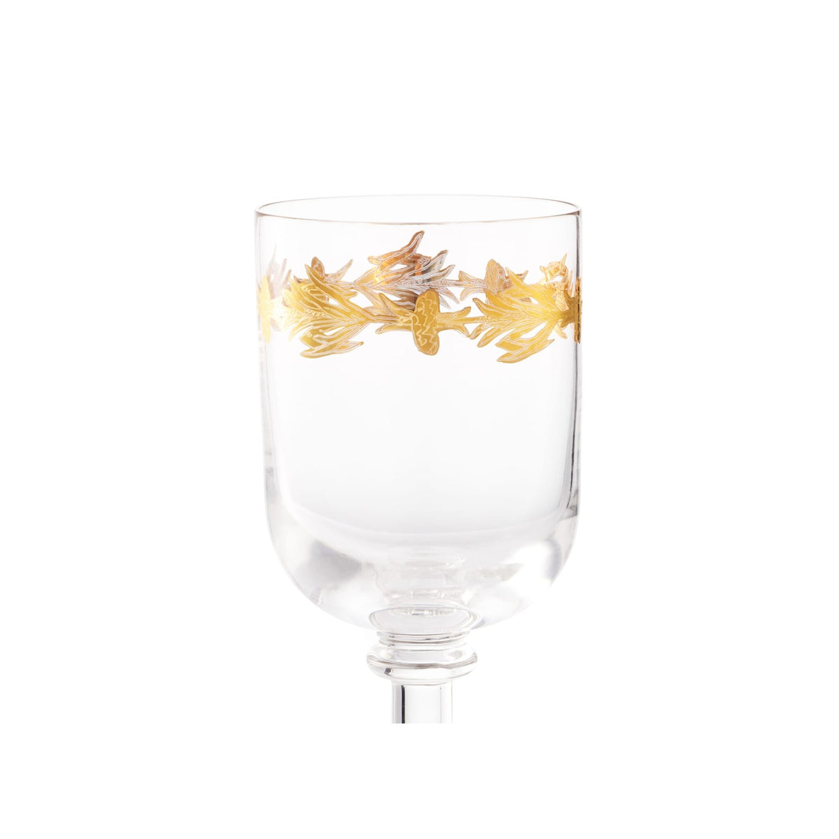 Ginori 1735 Marchese Wine Goblets, Gold Thread, Set of 2, view 3