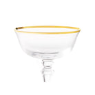 Ginori 1735 Medici Champagne Goblets, Gold Thread, Set of 2, view 3