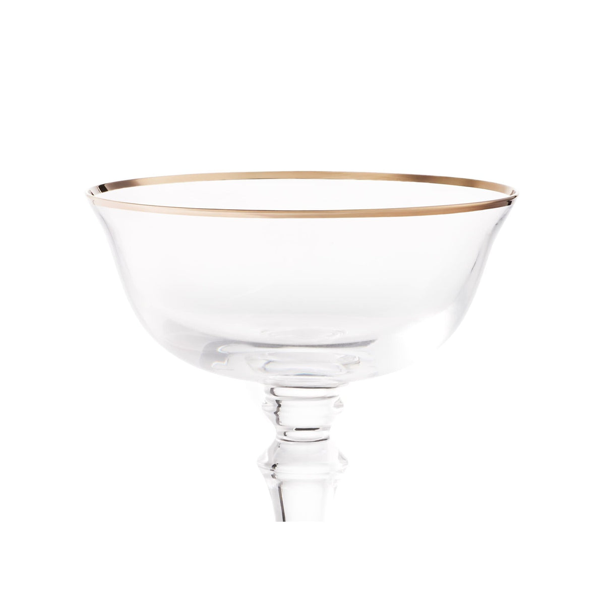 Ginori 1735 Medici Champagne Goblets, Platinum Thread, Set of 2, view 3