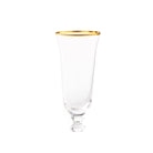 Ginori 1735 Medici Flute Goblets, Gold Thread, Set of 2, view 3