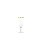Ginori 1735 Medici Flute Goblets, Gold Thread, Set of 2