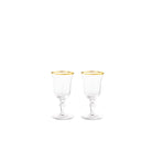 Ginori 1735 Medici Liquor Goblets, Gold Thread, Set of 2, view 2