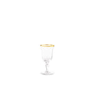 Ginori 1735 Medici Liquor Goblets, Gold Thread, Set of 2