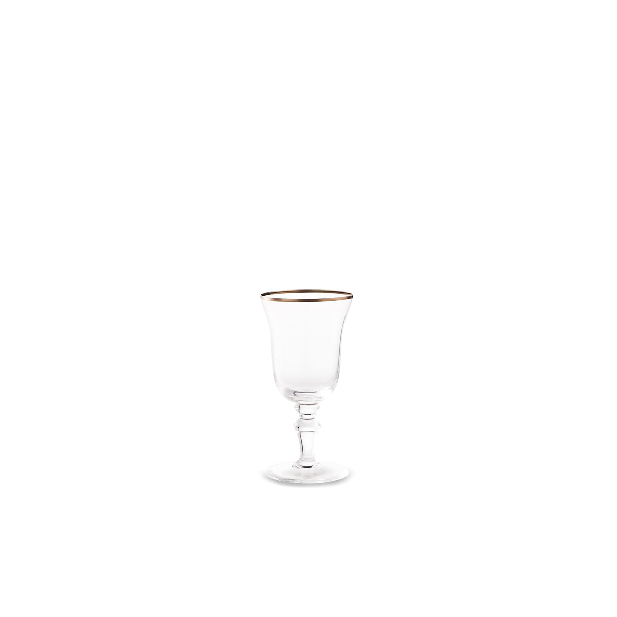 Ginori 1735 Medici Liquor Goblets, Platinum Thread, Set of 2