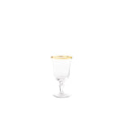 Ginori 1735 Medici Water Goblets, Gold Thread, Set of 2