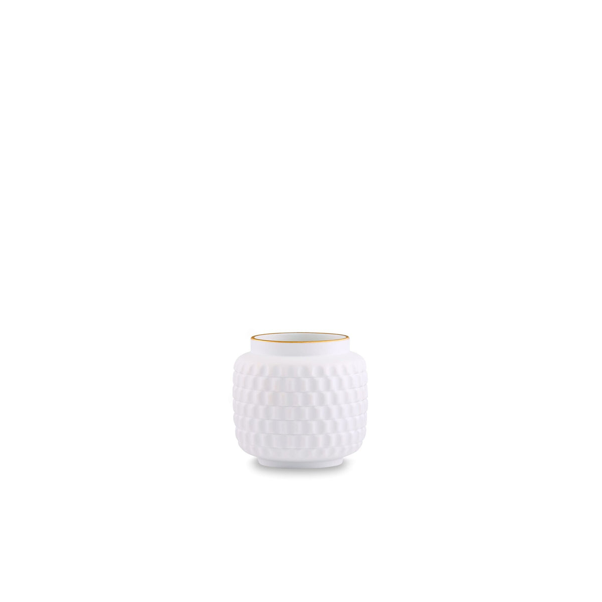 Ginori 1735 Officina Ultra Small Vase Gear, Mechanical Textures