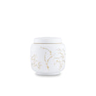 Ginori 1735 Officina Ultra Vase with Lid Bloom, Floral Engraving, view 2