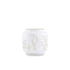 Ginori 1735 Officina Ultra Vase with Lid Bloom, Floral Engraving