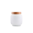 Ginori 1735 Officina Ultra Vase with Lid Gear, Mechanical Textures, view 2