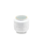 Ginori 1735 Officina Ultra Vase with Lid Junction, Overlapping Bands, view 5