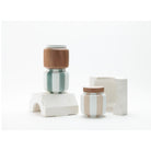 Ginori 1735 Officina Ultra Vase with Lid Stripes, Celadon, view 5