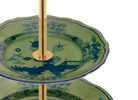 Ginori 1735 Oriente Italiano 3-Tier Serving Stand, Malachite, view 3