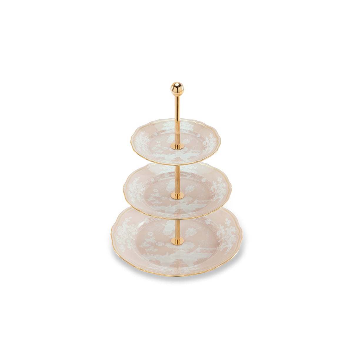 Ginori 1735 Oriente Italiano 3-Tier Serving Stand, Meringa, view 2
