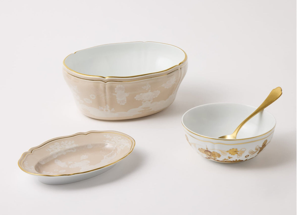 Ginori 1735 Oriente Italiano Bowl, Aurum, view 4