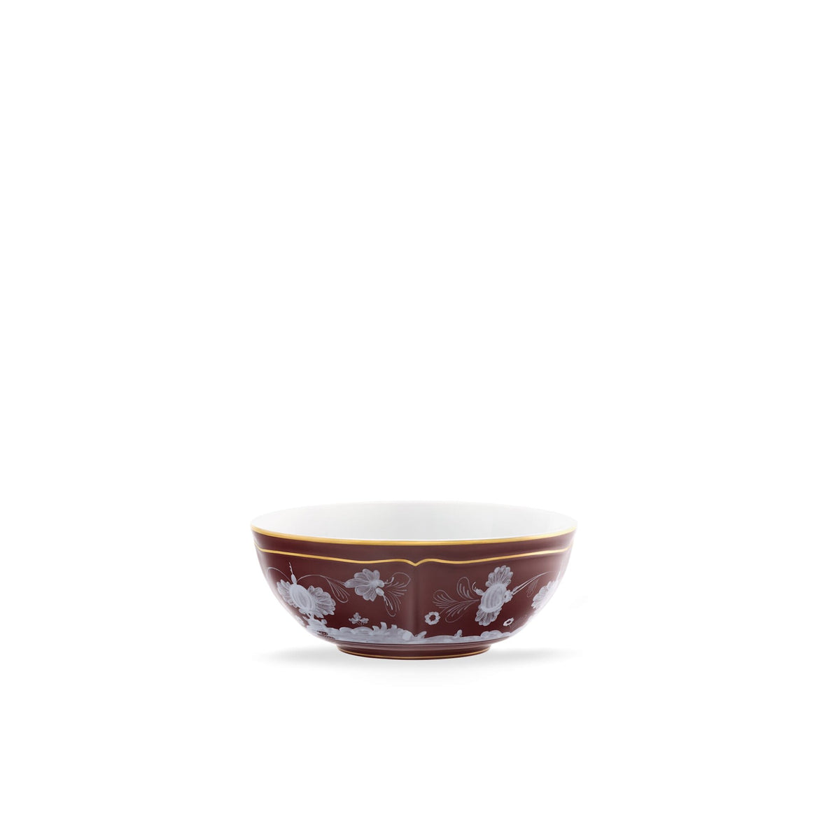 Ginori 1735 Oriente Italiano Bowl, Castagna, view 2