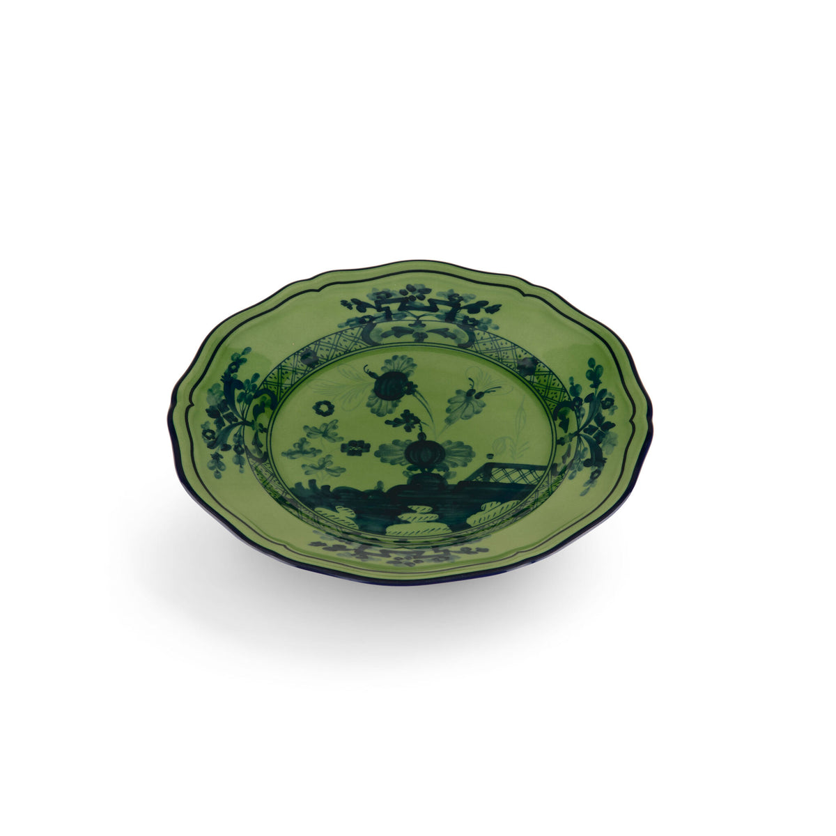 Ginori 1735 Oriente Italiano Bread Plate, Malachite, view 2