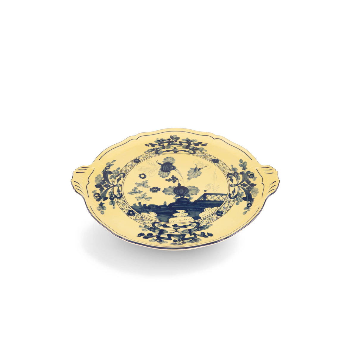 Ginori 1735 Oriente Italiano Cake Plate, Citrino, view 2