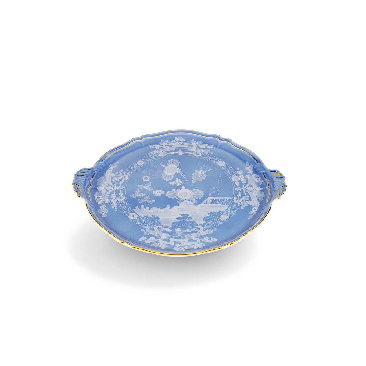 Ginori 1735 Oriente Italiano Cake Plate, Pervinca, view 2