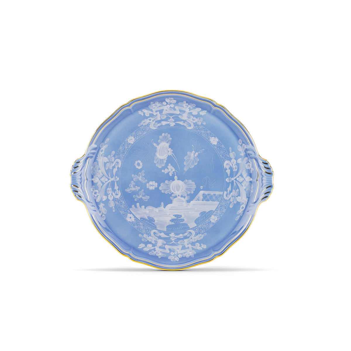 Ginori 1735 Oriente Italiano Cake Plate, Pervinca