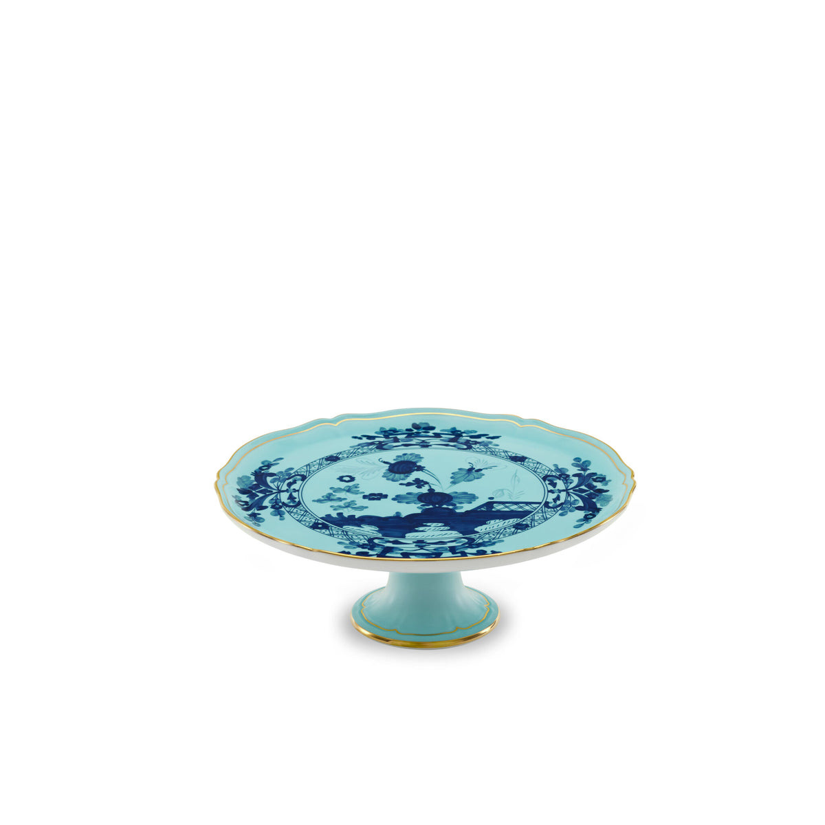 Ginori 1735 Oriente Italiano Cake Stand, Iris
