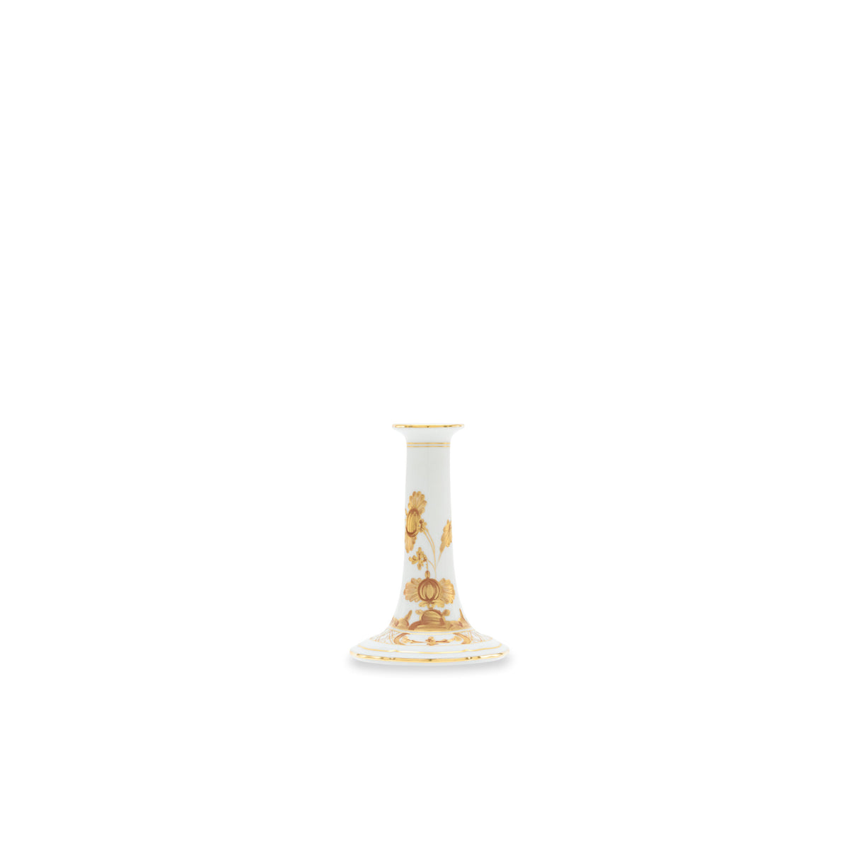 Ginori 1735 Oriente Italiano Candleholder, Aurum