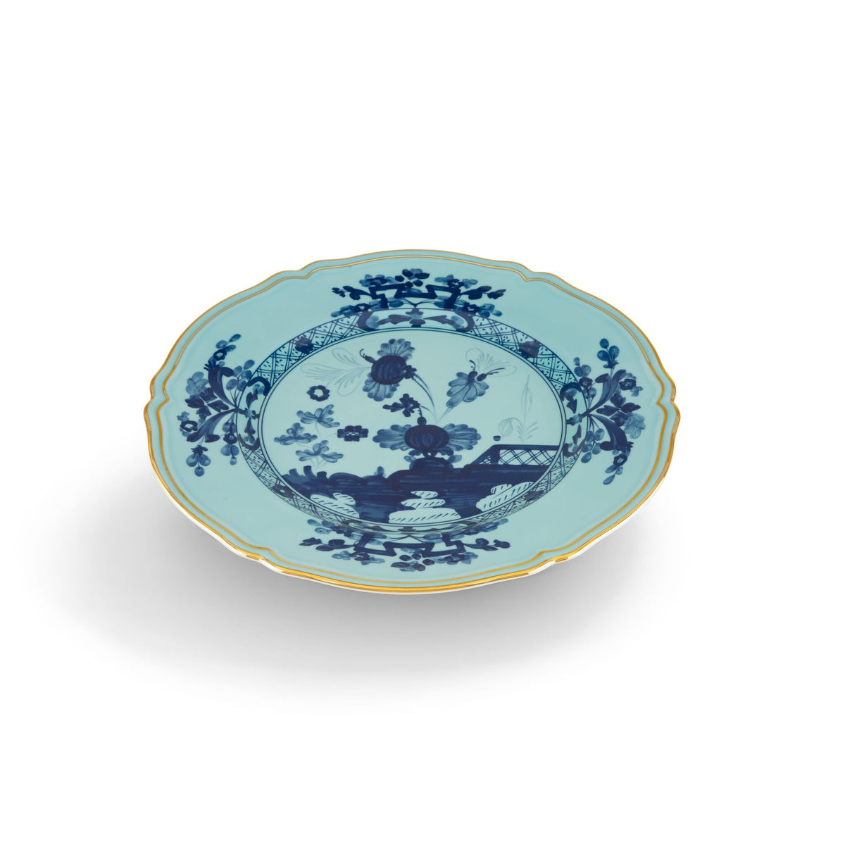 Ginori 1735 Oriente Italiano Charger Plate, Iris, view 2