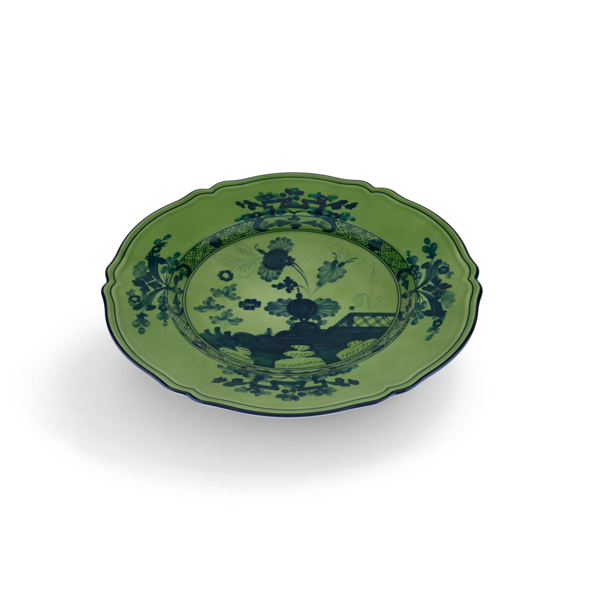 Ginori 1735 Oriente Italiano Charger Plate, Malachite, view 2