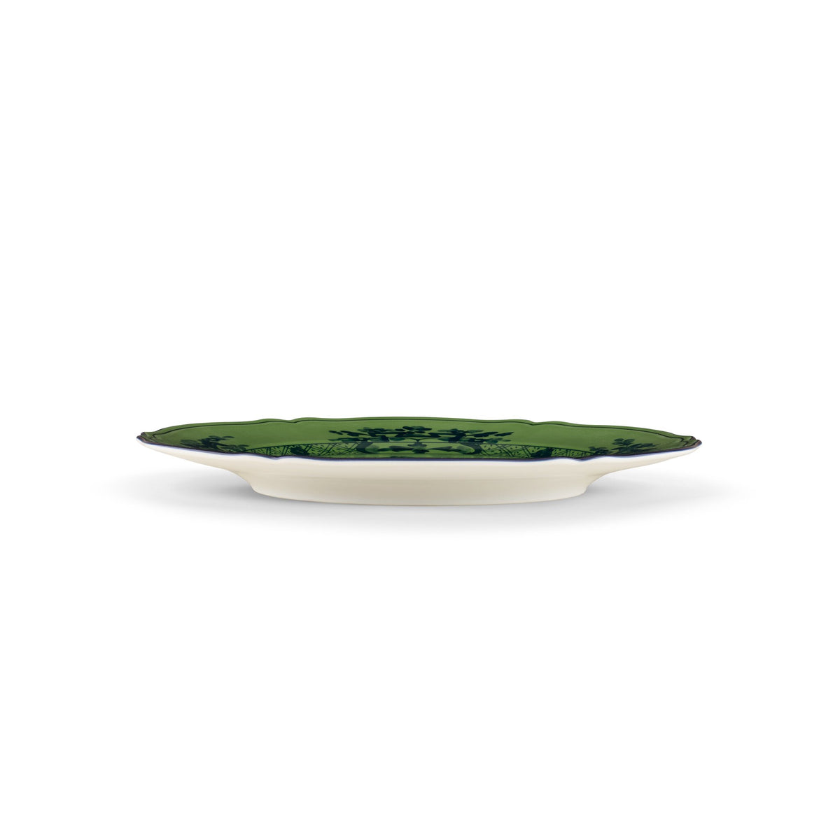 Ginori 1735 Oriente Italiano Charger Plate, Malachite, view 4