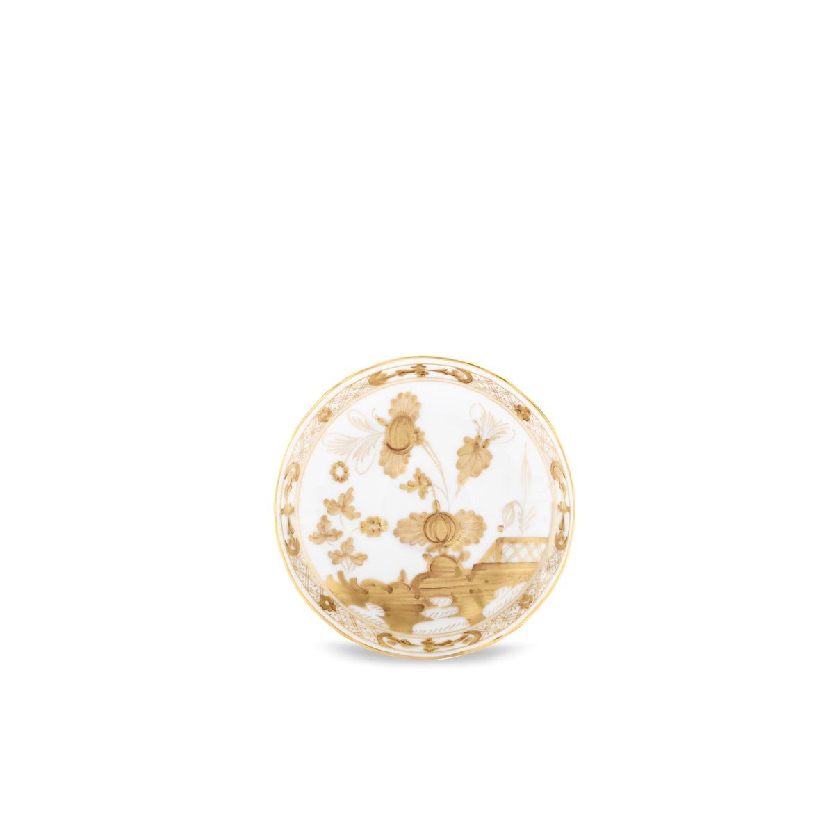 Ginori 1735 Oriente Italiano Espresso Saucer, Aurum