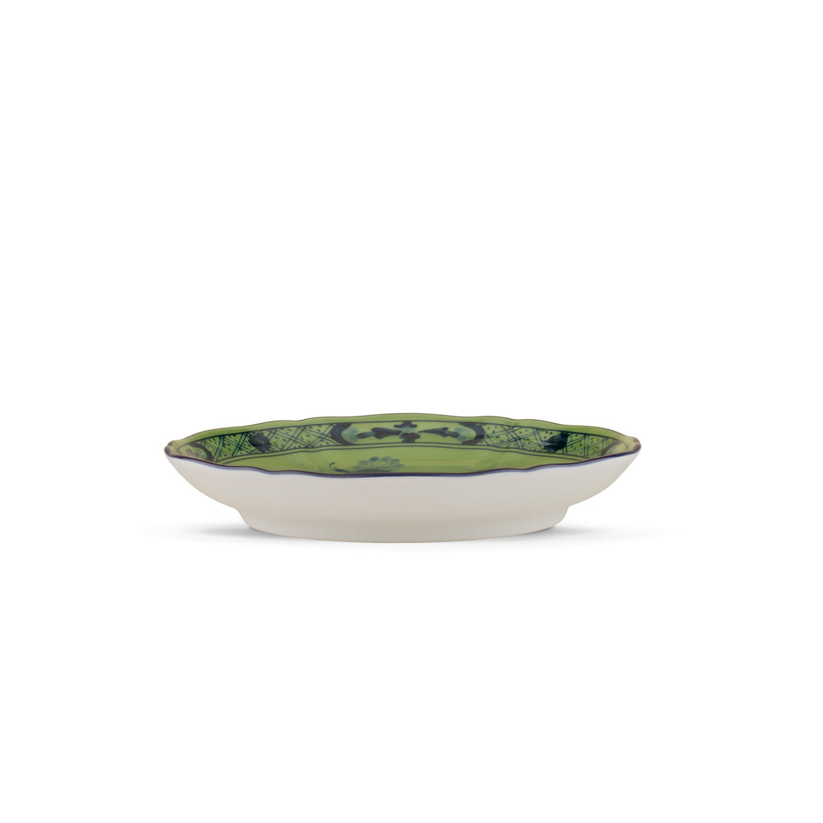 Ginori 1735 Oriente Italiano Espresso Saucer, Malachite, view 4