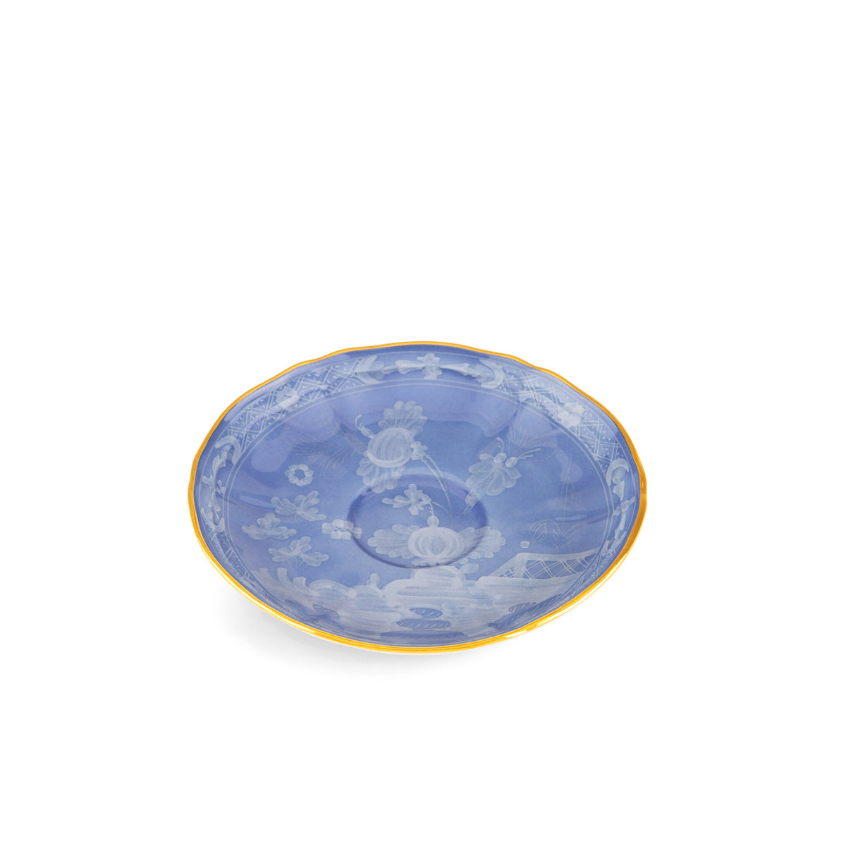Ginori 1735 Oriente Italiano Espresso Saucer, Pervinca, view 2