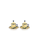 Ginori 1735 Oriente Italiano Espresso Set for Two, Citrino