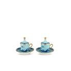 Ginori 1735 Oriente Italiano Espresso Set for Two, Iris
