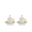 Ginori 1735 Oriente Italiano Espresso Set for Two, Meringa