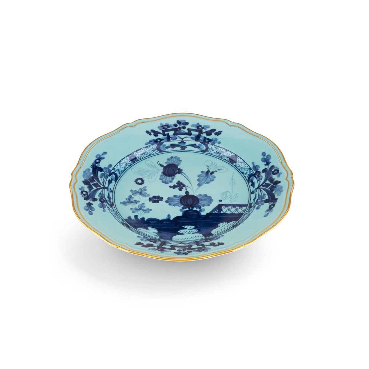 Ginori 1735 Oriente Italiano Flat Plate, Iris, view 2