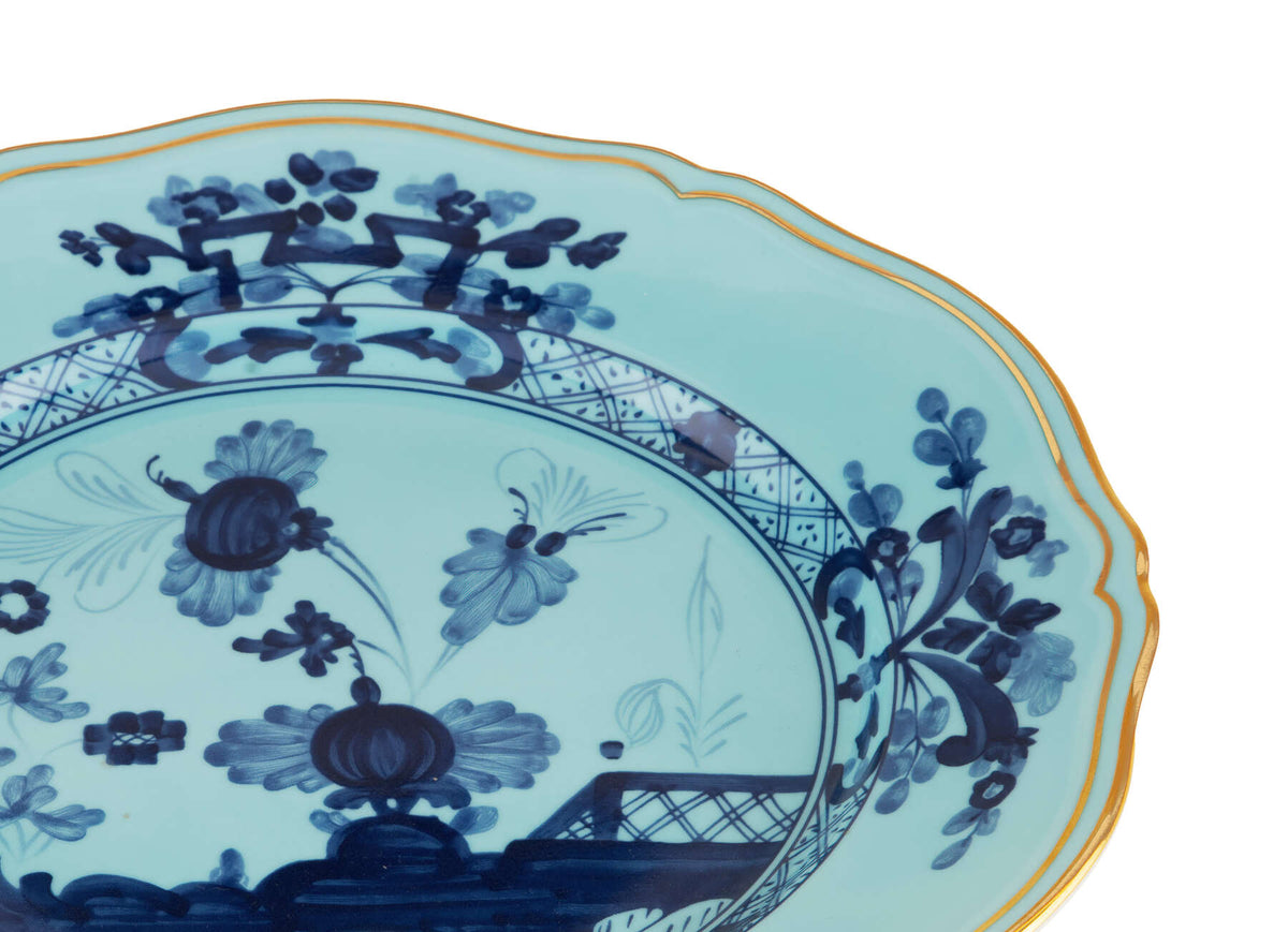 Ginori 1735 Oriente Italiano Flat Plate, Iris, view 3