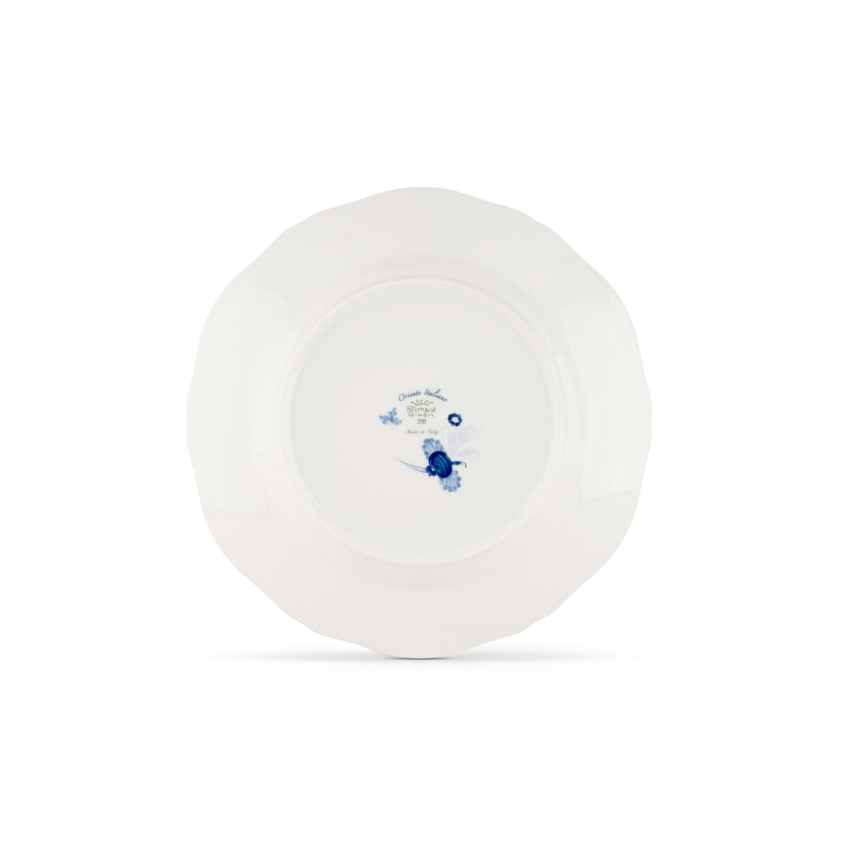 Ginori 1735 Oriente Italiano Flat Plate, Iris, view 5