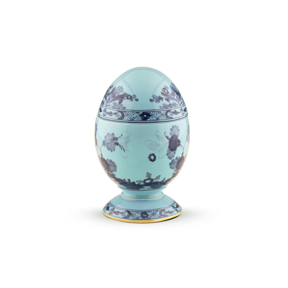 Ginori 1735 Oriente Italiano Large Egg, Iris, view 2
