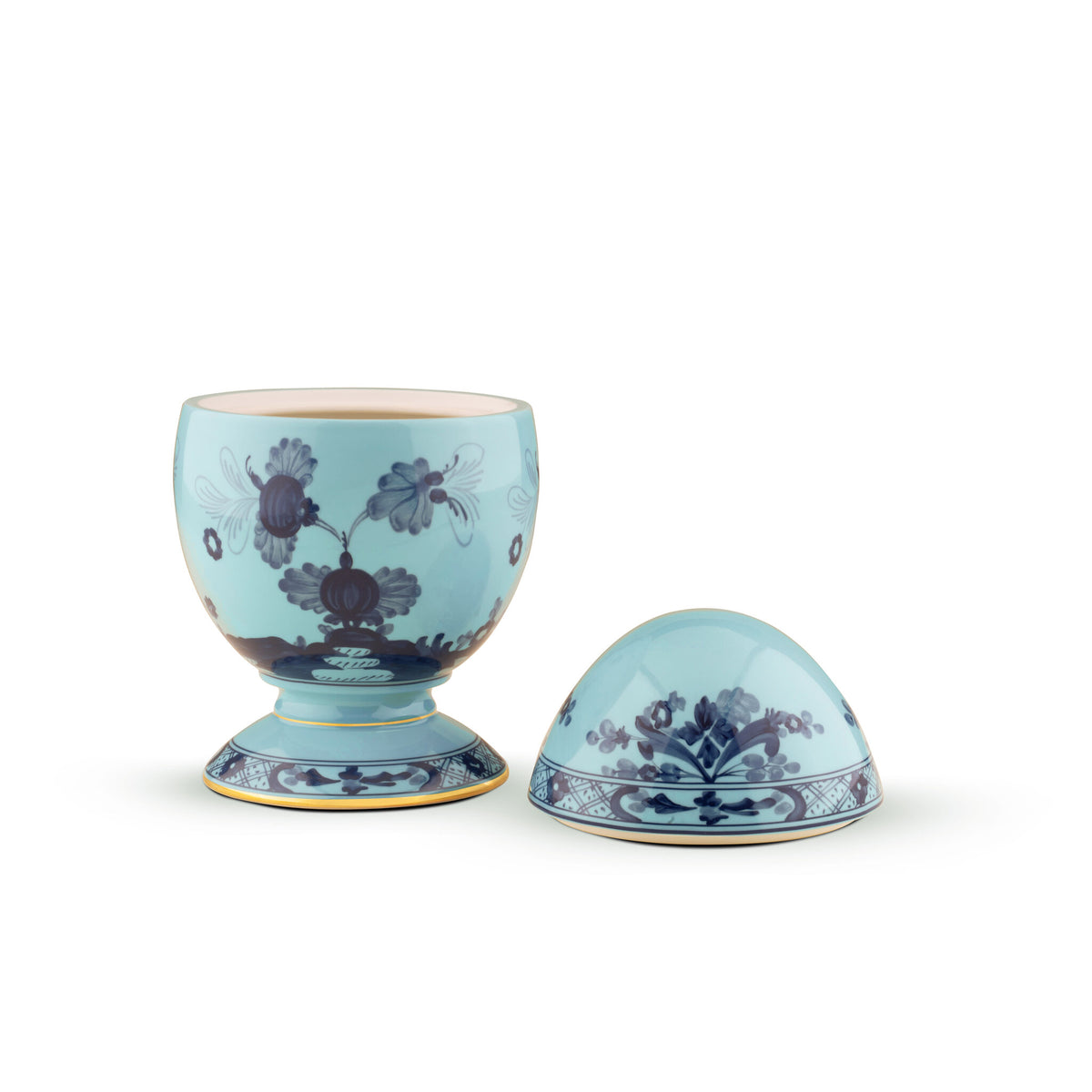 Ginori 1735 Oriente Italiano Large Egg, Iris, view 3