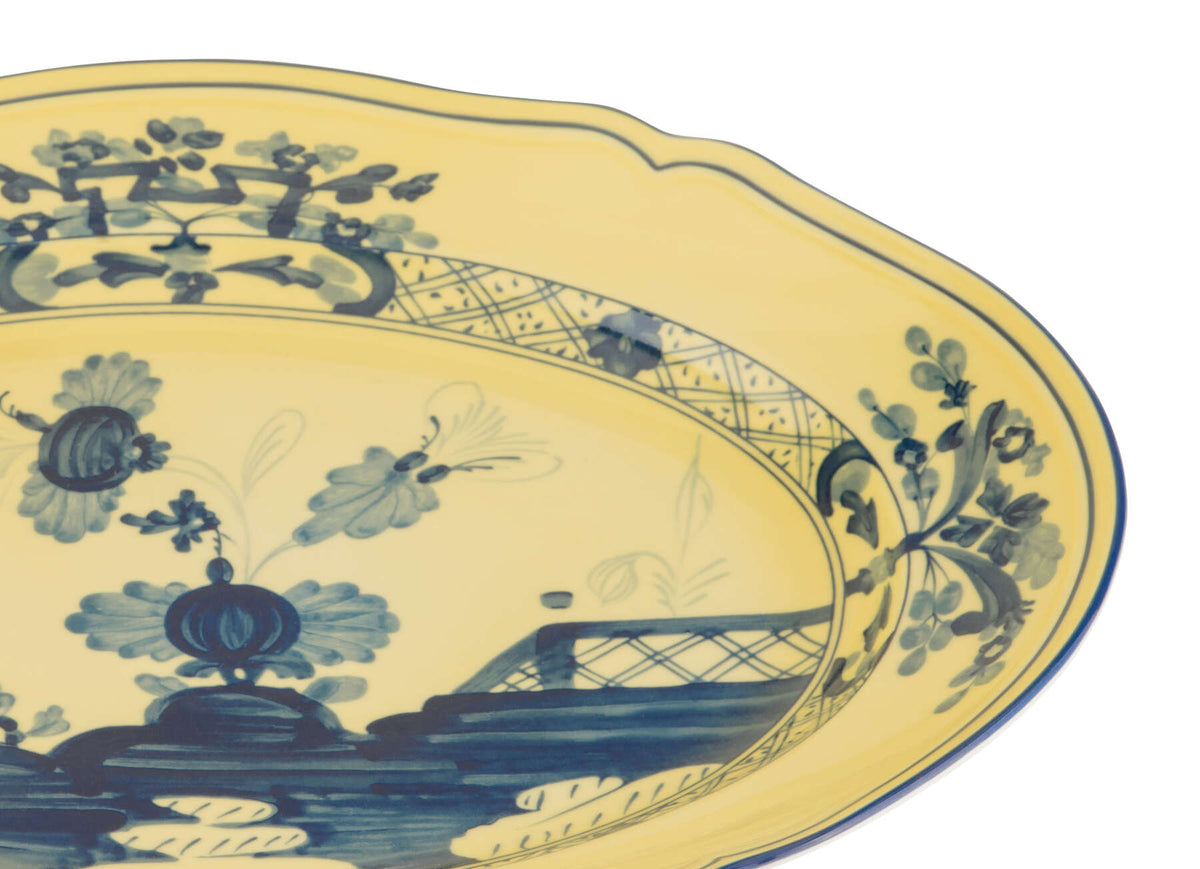 Ginori 1735 Oriente Italiano Large Oval Platter, Citrino, view 3