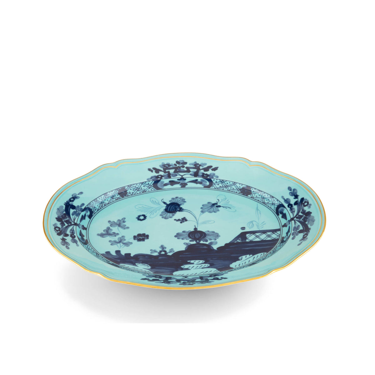 Ginori 1735 Oriente Italiano Large Oval Platter, Iris, view 2