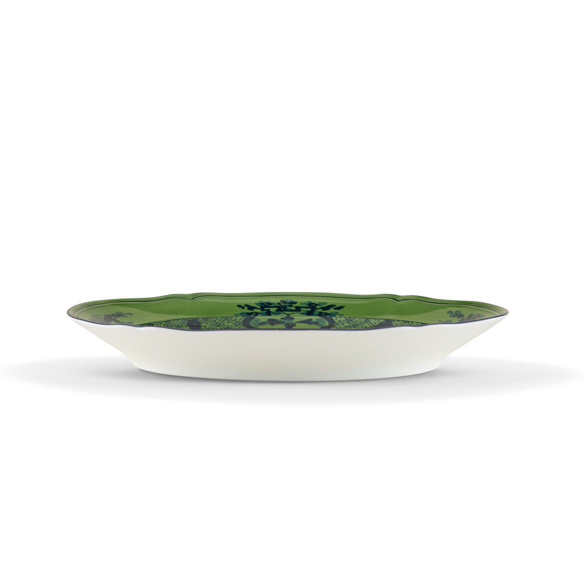 Ginori 1735 Oriente Italiano Large Oval Platter, Malachite, view 4