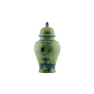 Ginori 1735 Oriente Italiano Large Potiche Vase, Malachite, view 2