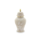 Ginori 1735 Oriente Italiano Large Potiche Vase, Meringa, view 3