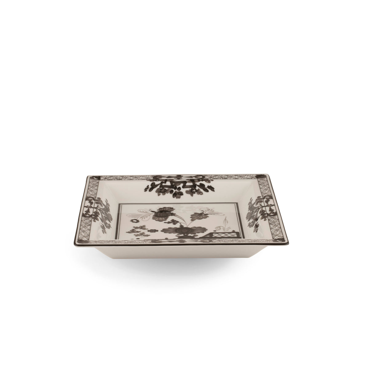 Ginori 1735 Oriente Italiano Large Square Change Tray, Albus, view 2