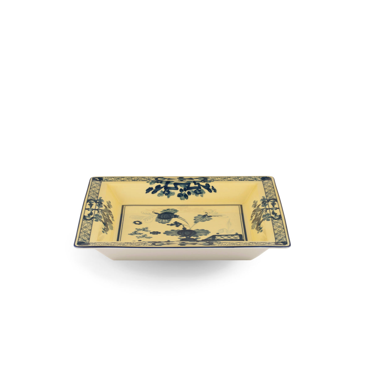 Ginori 1735 Oriente Italiano Large Square Change Tray, Citrino, view 2